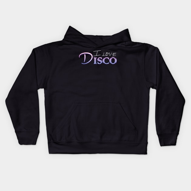 I love disco #2 Kids Hoodie by archila